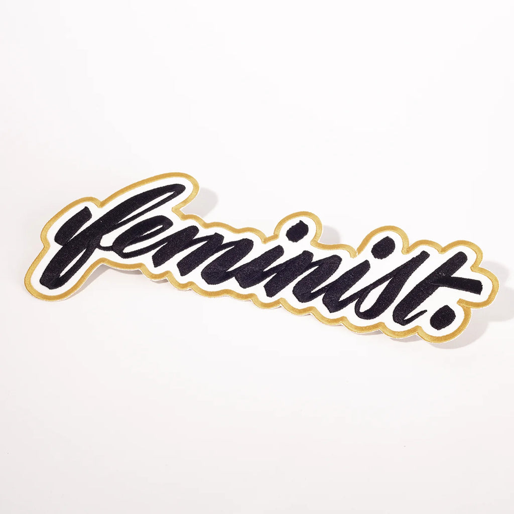 Feminist patch yellow