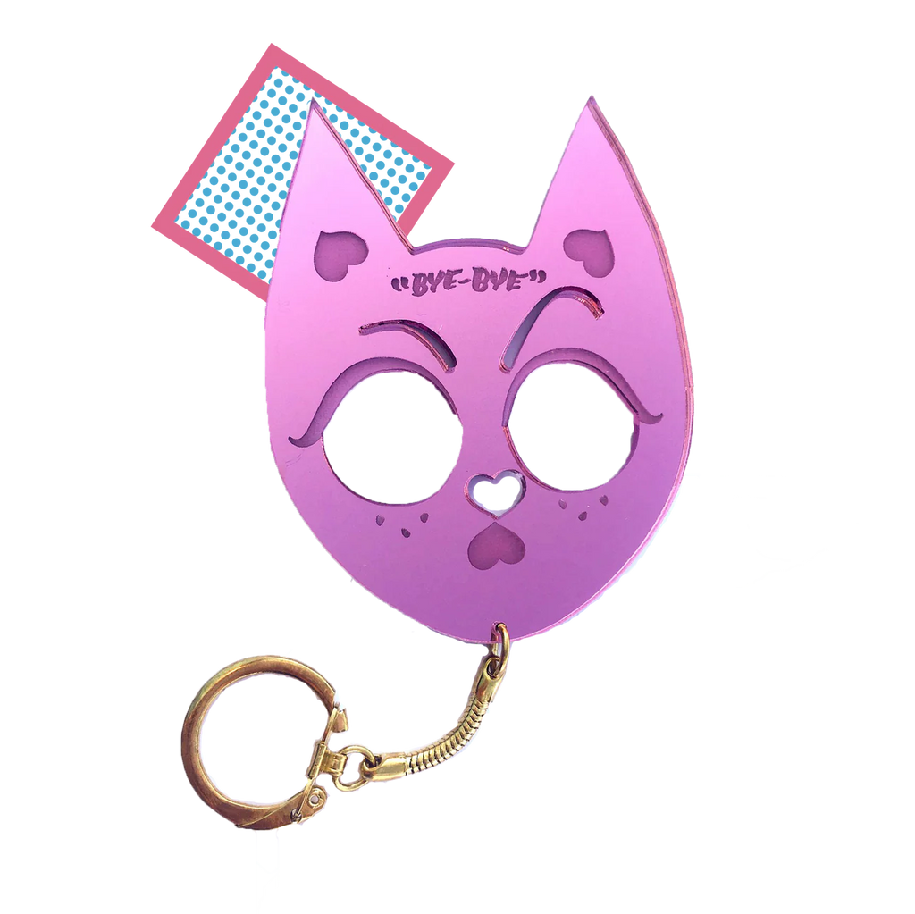 Pretty kitty keychain