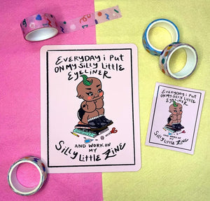 Zine Kewpie Print + Sticker