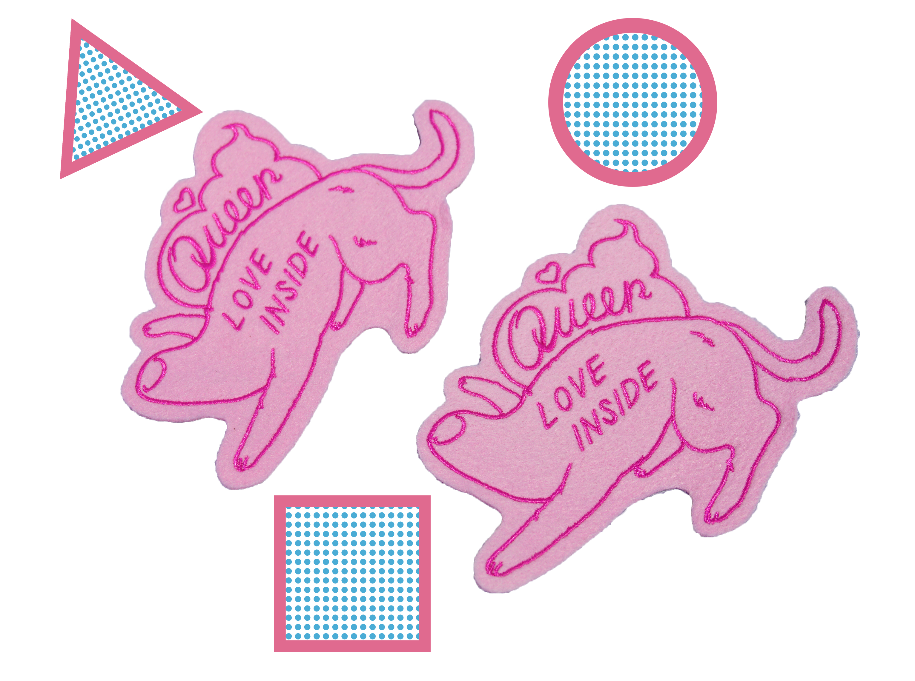 Queer Love Inside Patches
